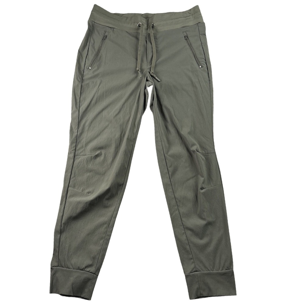 Women's Woven Trek Jogger size L Olive Green Pre- Owned